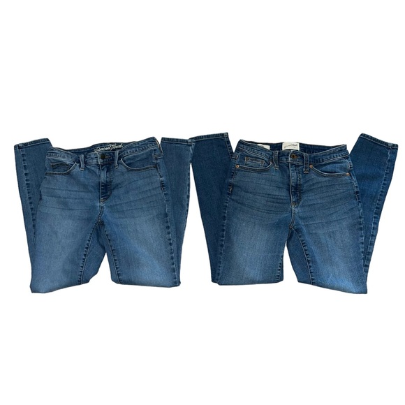 Lot 2 Pair Universal Thread High Rise Skinny Jeans size 6 28R 28 R - Picture 3 of 7